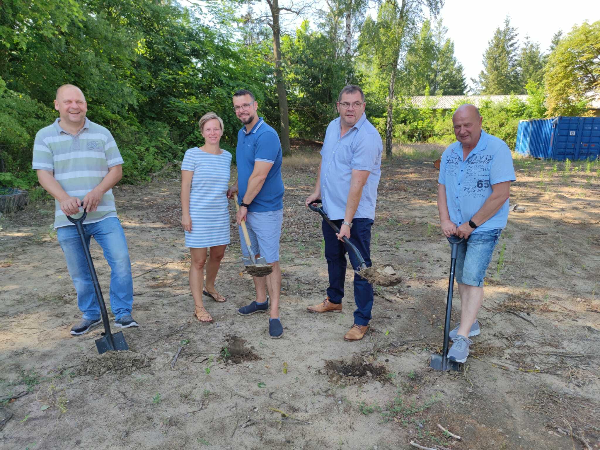 Haus am Wutzseegarten - erster Spatenstich