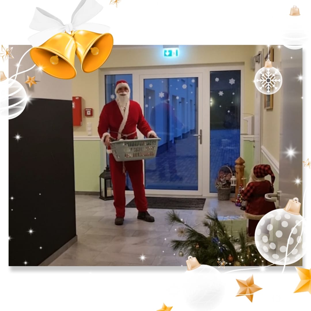 Haus Wutzseegarten - Seniorenwohnen in Lindow - Der Weihnachtsmann hat uns besucht